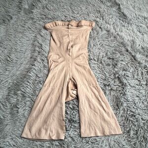 Spanx Shapewear Womens Size C Higher Power Shaper Shorts Double Gusset Tan Nude